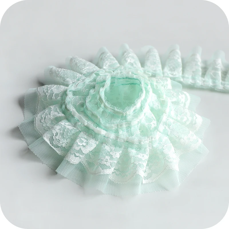 1 м последняя модель женское плиссированное платье 5 см гипюр кружевная отделка