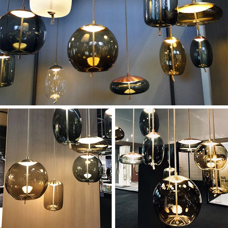 Современные светодиодные металлические подвесные светильники из кованого