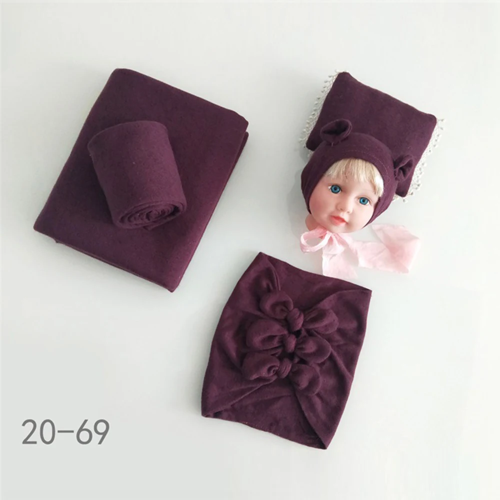 5pcs Sets 20-69 D& J 4 шт./5 шт. комплекты для новорожденных реквизит для фотосъемки ребенок позирует подушку шляпа капот обертывания фоновое одеяло Fotografia студия реквизит - Цвет: 5pcs Sets 20-69