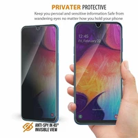new 0 26mm 2 5d 9h round edges ballistic privacy anti spy tempered glass screen protector for samsung galaxy a10 a50 a70