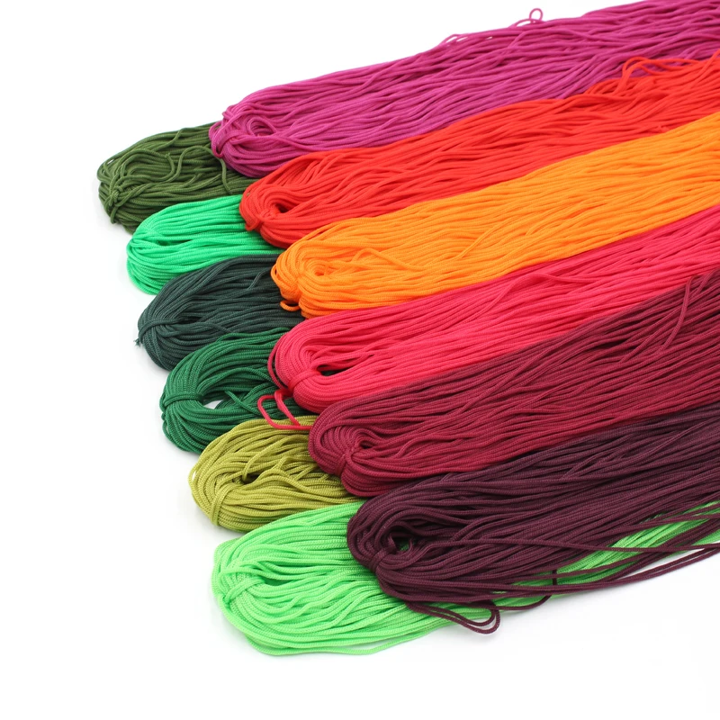 Нейлоновая нить для вязания крючком QJH плетеный Шелковый светильник с узелком