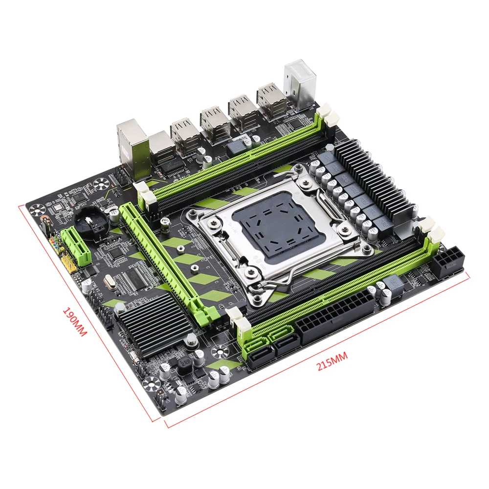 Новый комплект материнской платы IXUR X79 LGA 2011V2 USB2.0/3 0 SATA3 Поддержка ECC памяти и