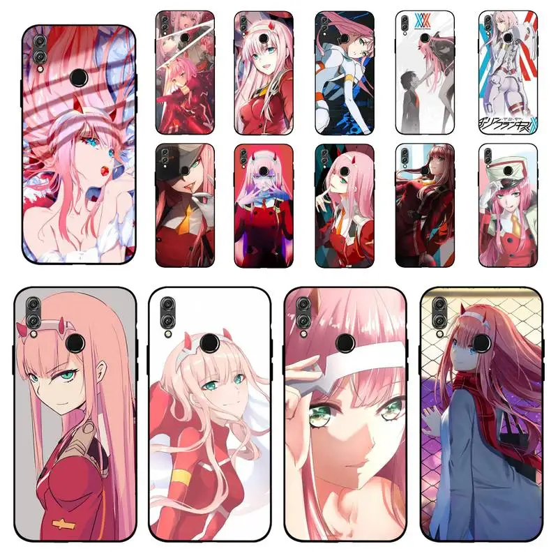 MaiYaCa дорогой в Franxx ZERO TWO черный ТПУ мягкий чехол для телефона Huawei Honor 8 8x9 10 10lite 20lite 20
