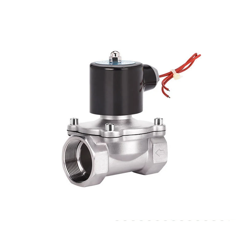 Нормально закрытый электромагнитный клапан для воды из нержавеющей стали 12 В 1