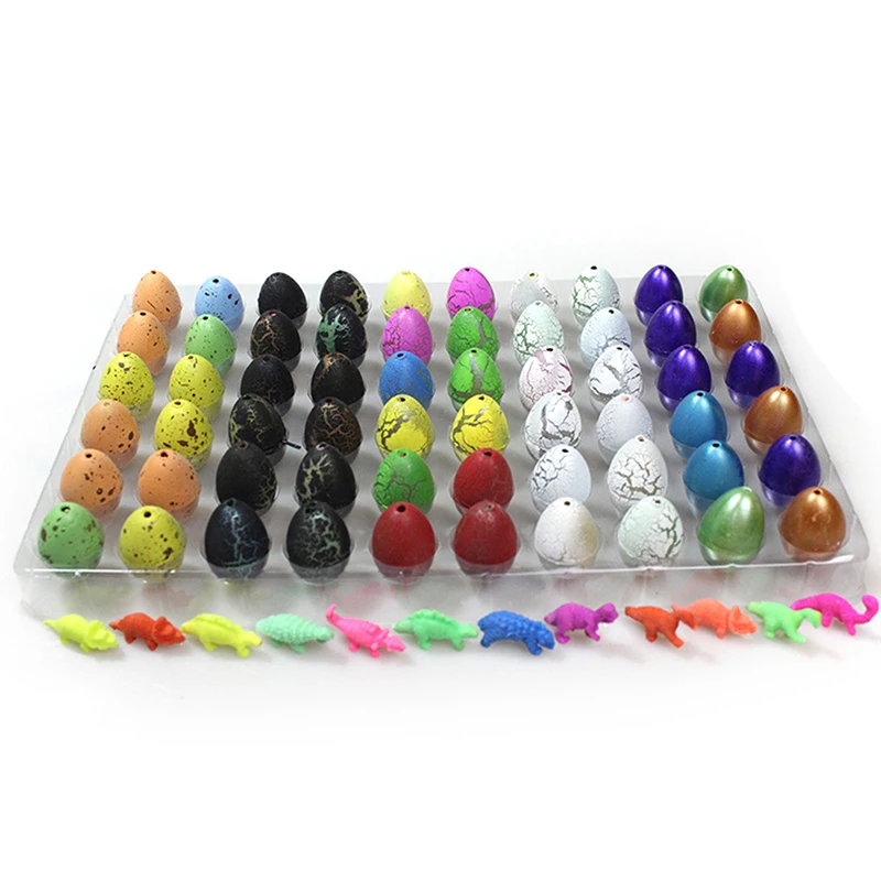 

Water GrowingDino Egg Hatching Colorful Dinosaur Add Cracks Grow Eggs New Add Cracks Grow Eggs Children Educational Toy 10PCS