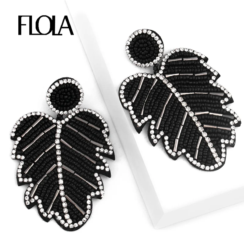 Серьги FLOLA в богемном стиле для женщин висячие ювелирные украшения бохо с