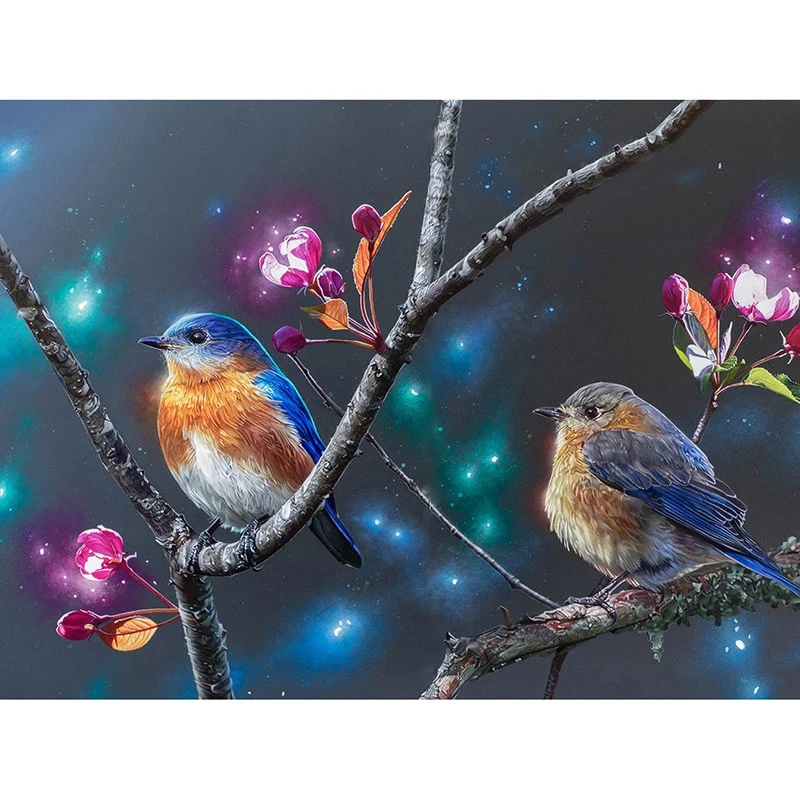 

Full Square/Round Drill 5D DIY Diamond Painting "Tree Bird" 3D Embroidery Cross Stitch 5D Home Decor Gift