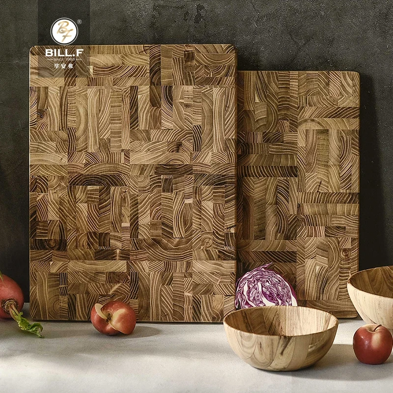 Тиковая доска ручной полировки, естественное сплетение крупных высококачественных деревянных кухонных инструментов, овощедержатель из массива дерева.