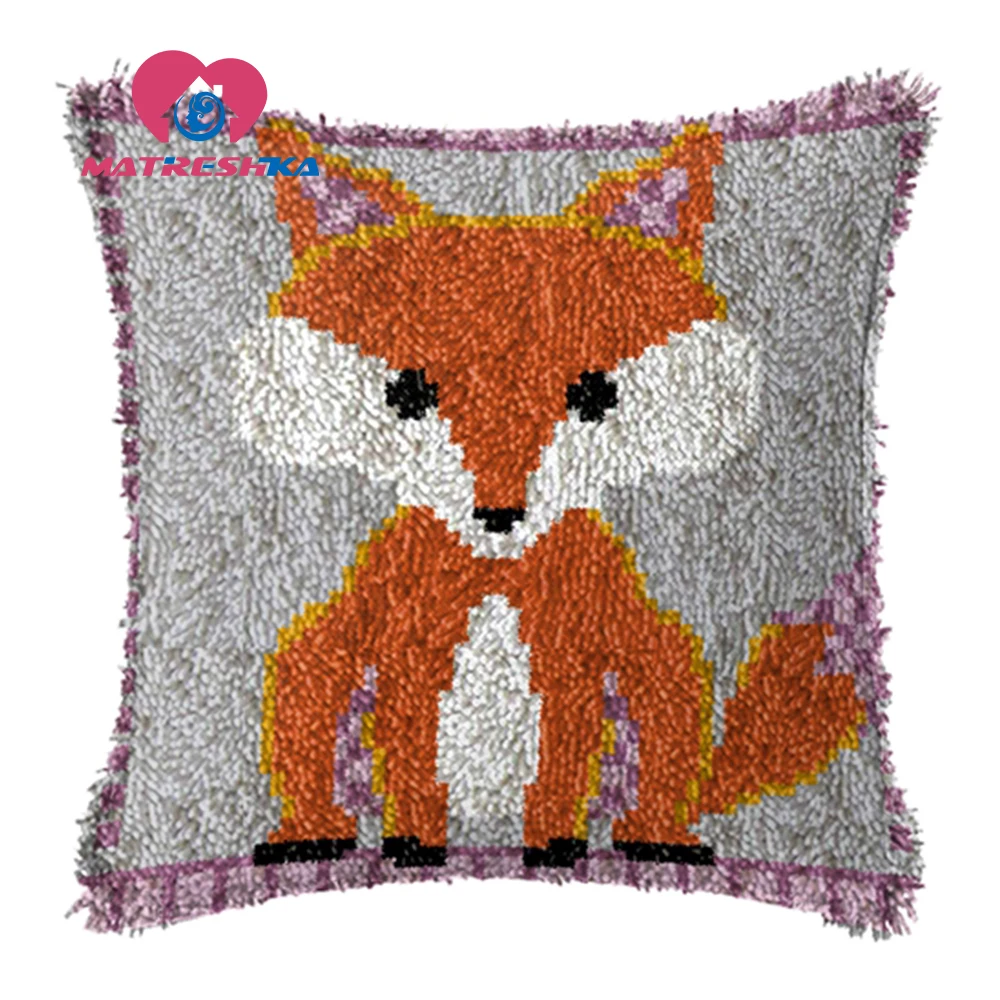 Лиса крюк с защелкой ковер комплекты крестик Подушка защёлки подушка Набор для