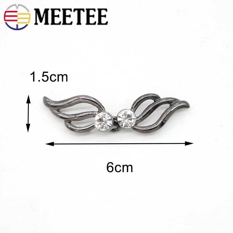 5/10Pairs Rhinestones Metal Buttons Retro Windbreaker Fur Decorative Buckles Coat Shawl DIY Sewing Accessories | Дом и сад