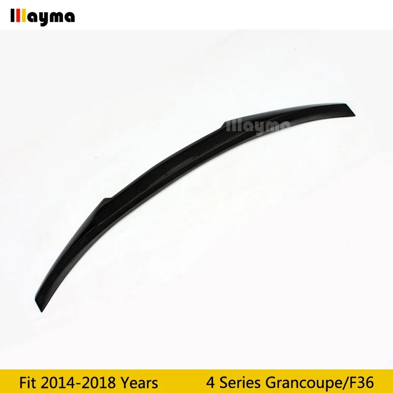 Стильный спойлер M4 для заднего багажника из углеродного волокна BMW 4 серии двери