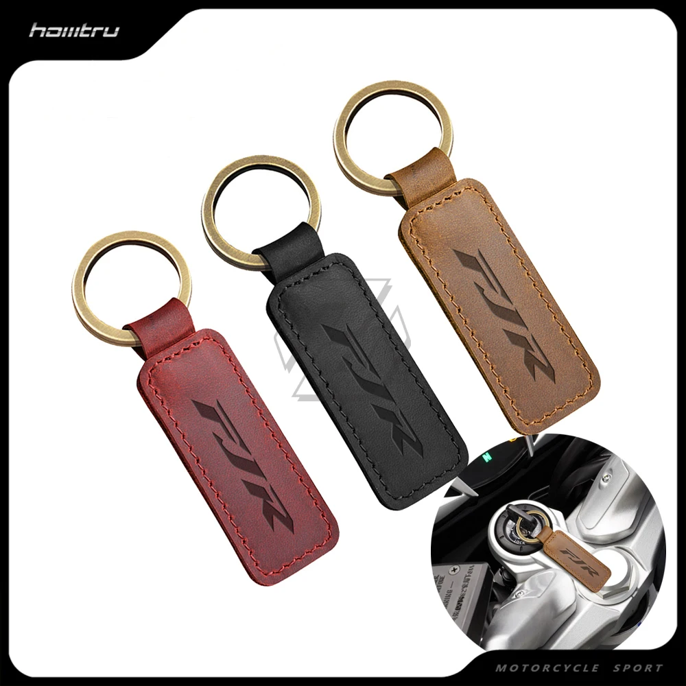 

Motorcycle Cowhide Keychain Key Ring Case for Yamaha FJR1300 FJR1300A FJR1300ES FJR1300P