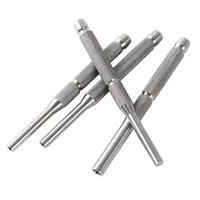 4pcs punch set stainless steel punching pin chisel rivet screw mark hole woodworking carving tool set