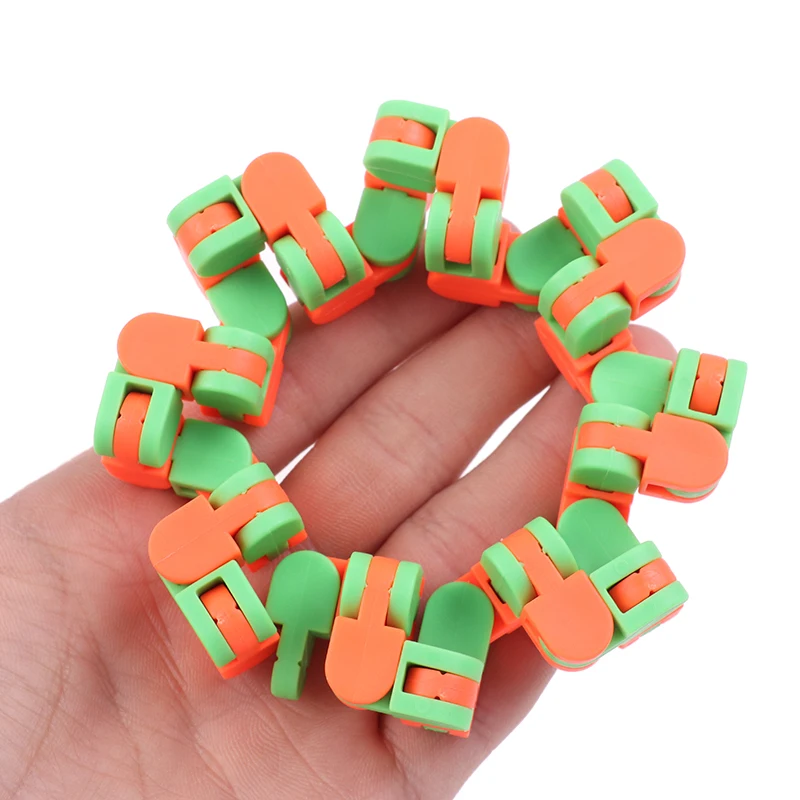 

Wacky Tracks Snap And Click Fidget Toys Kids Autism Snake Puzzles Classic Sensory Toys
