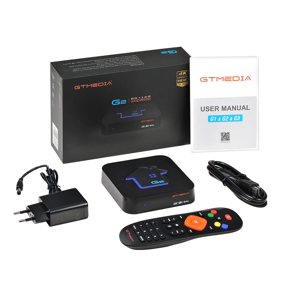 

GTmedia G2 Android 7.1.2 TV BOX H.265 1080P Amlogic S905W 2GBRAM +16GBROM Built in 2.4G Wifi Google Xtream enigma2 TV Box