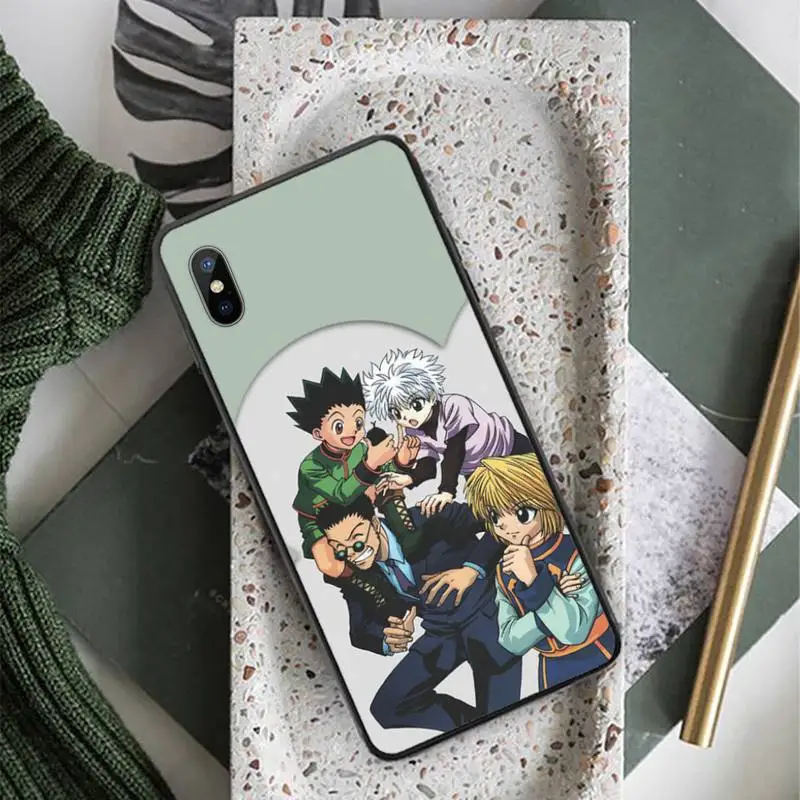 

japan Anime HUNTERHUNTER Comics Phone Case for iPhone 6 7 8 x xr xs max plus