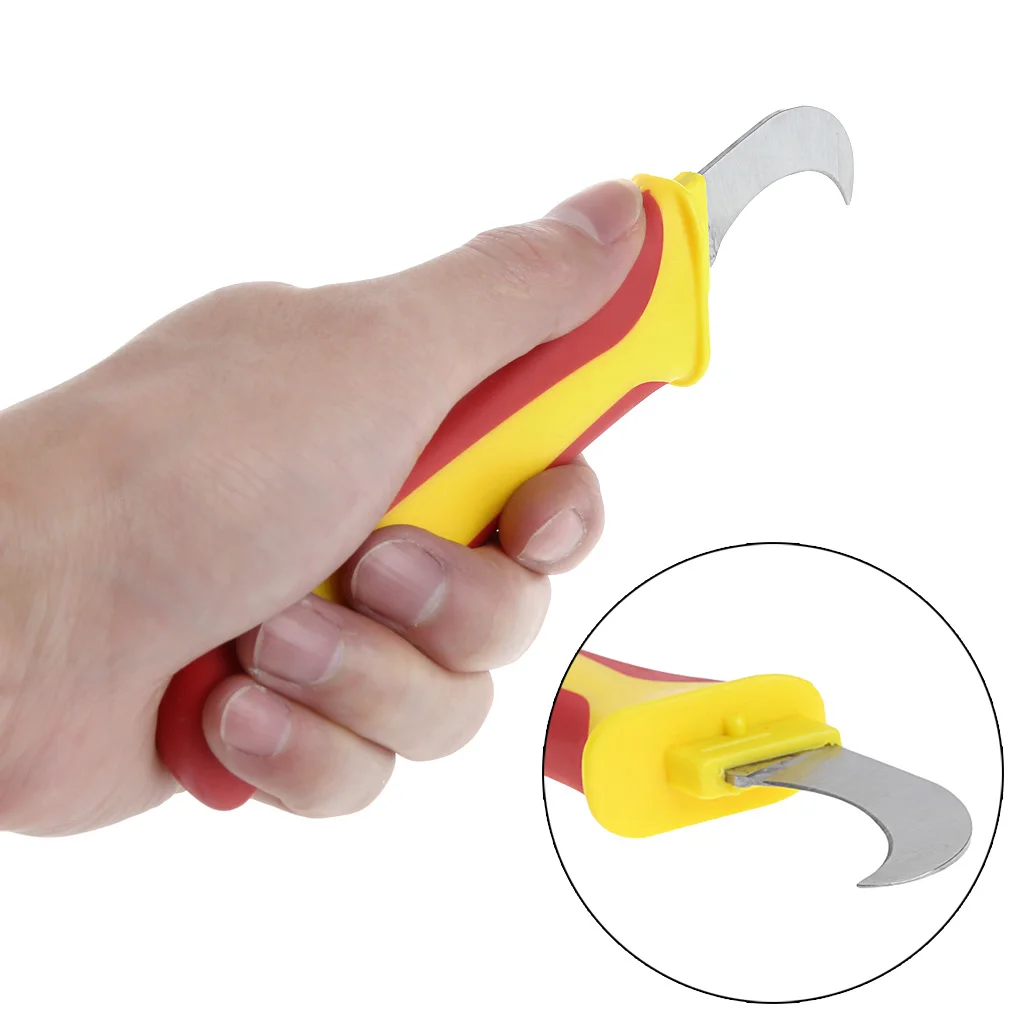 1 шт. электрический нож режущий инструмент ремонт крюк пластиковая ручка ручные