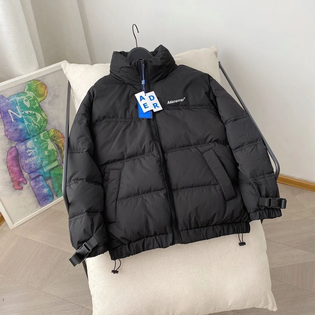 

Ader Error stand collar down jacket Men Women High street fashion Ader Error down The Best Quality Label Tag