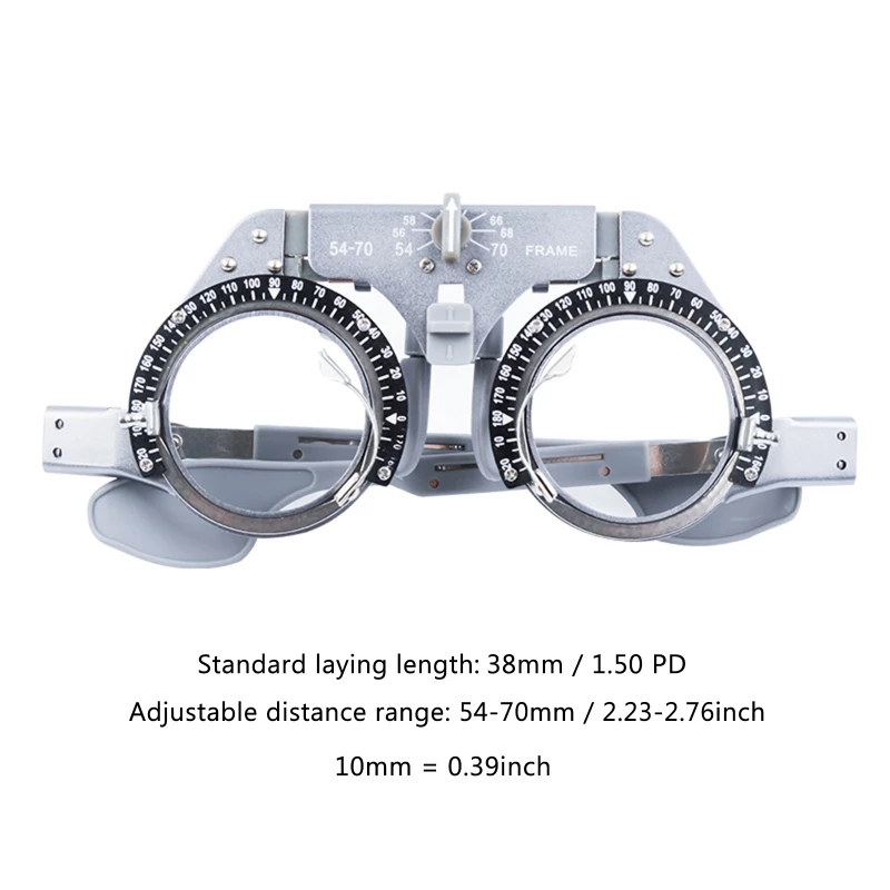 

Glasses Optometry PD Adjustable 54-70mm Trial Frame Pupil Distance Optical Lens Pure Titanium Insert frame