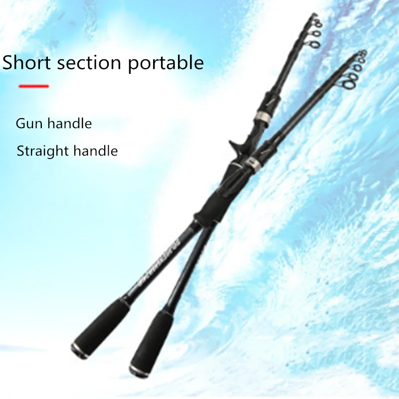 

1.8m 2.1m 2.4m Long-cast Fishing Rod Carbon Spinning Casting Rotating Casting Rod For Sea Lake River Fishing Rod