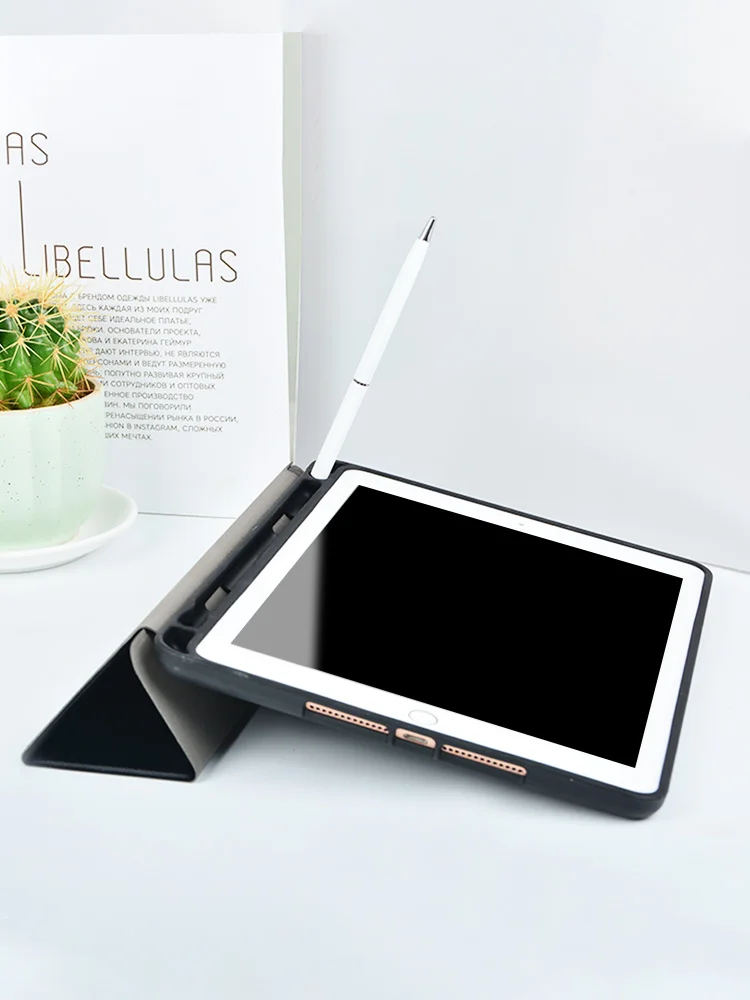 Чехол для ipad 10,2 чехол для ipad 7 Мягкий ТПУ чехол для планшета с карандашом держатель для ipad 9,7 funda capa