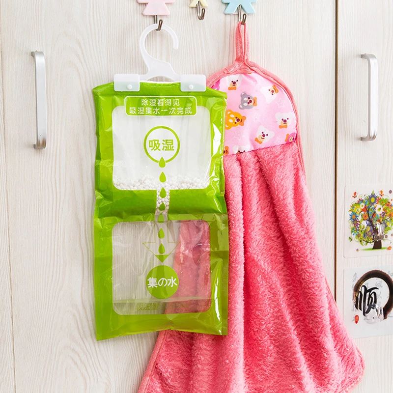 

Hanging Wardrobe Moisture Bag Closet Cabinet Dehumidifier Drying Agent Home Non-toxic Hygroscopic Anti-Mold Desiccant Bags
