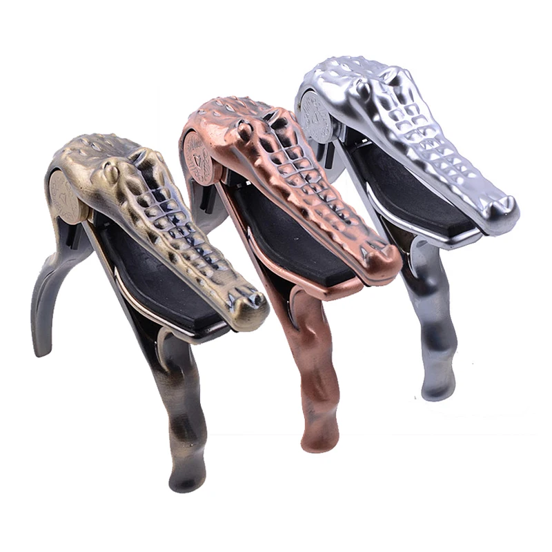 

Alice design Crocodile guitar Capo for Electric Acoustic Guitar Folk Guitar Capo Guitar Accessories