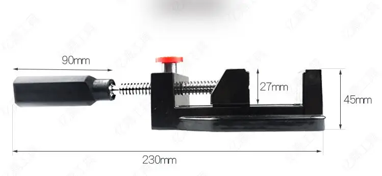 

Aluminum alloy light quick flat pliers Bench vice Open 0-70MM NO.C0393