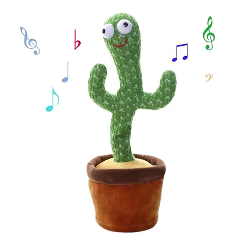 

Lovely Talking Toy Dancing Cactus Doll Speak Talk Sound Record Repeat Toy Kawaii Cactus Toys Children Kids Education Toy Gift