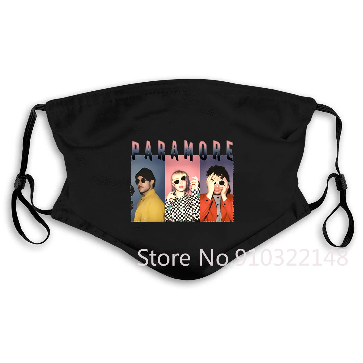 Paramore V2 поп-рок-группа Hayley Williams постер (белый) 5 маска | Аксессуары для одежды