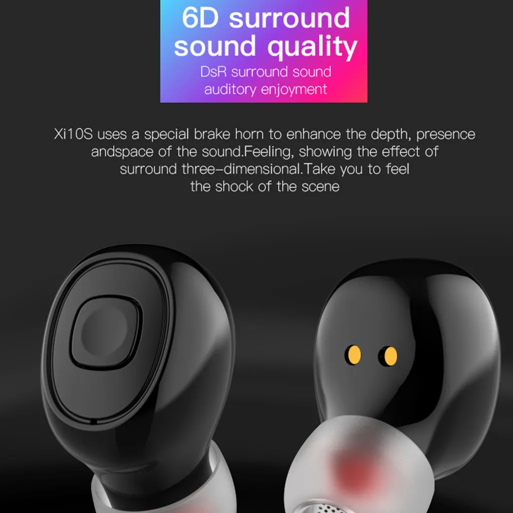 50 # Bluetooth наушники Мини светодиодный дисплей стерео звук 3000 мАч внешний