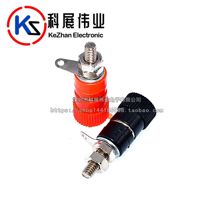 10 шт./лот клеммные блоки JS-910B 4 мм усилитель клеммный разъем Клеммный штырь Разъем