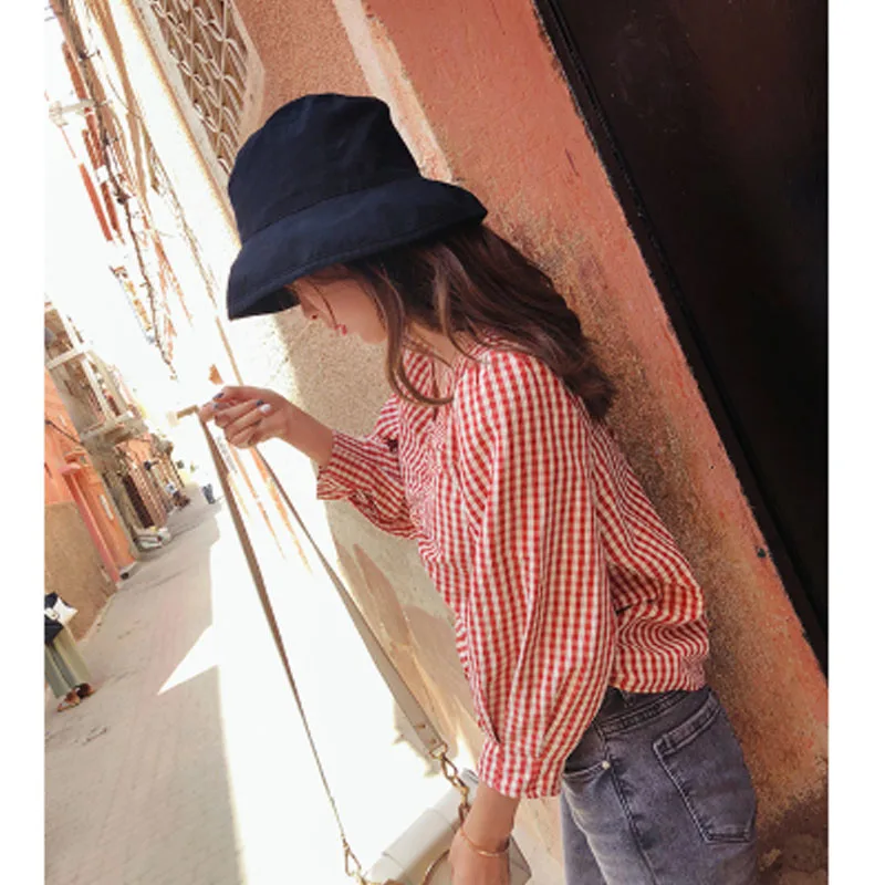 Женские рубашки новинка 2020 весна-осень длинный рукав свободный женский