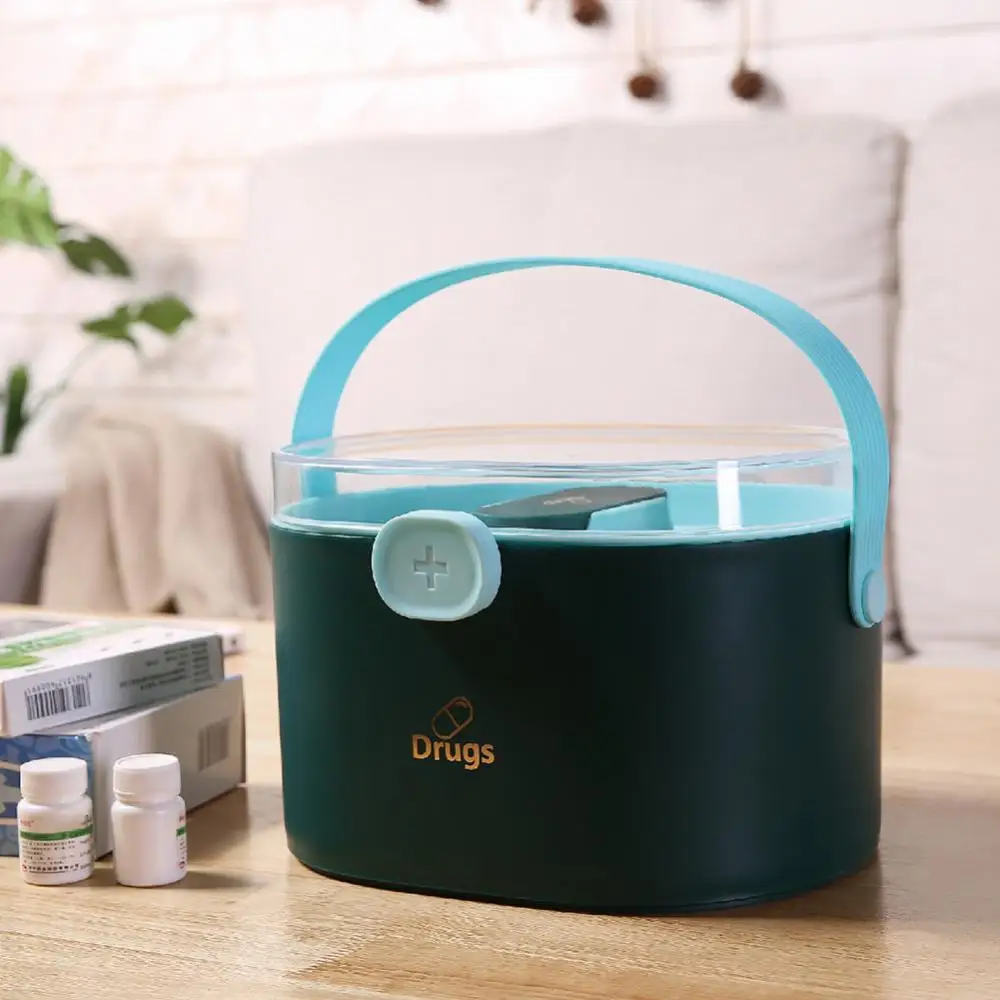 

Portable Emergency First-aid Kits Double Layer Medicine Box Storage Case Container Family Emergency Kit Boxes