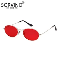 oval classic small frame luxury transparent sunglasses men women fashion shades uv400 vintage glasses
