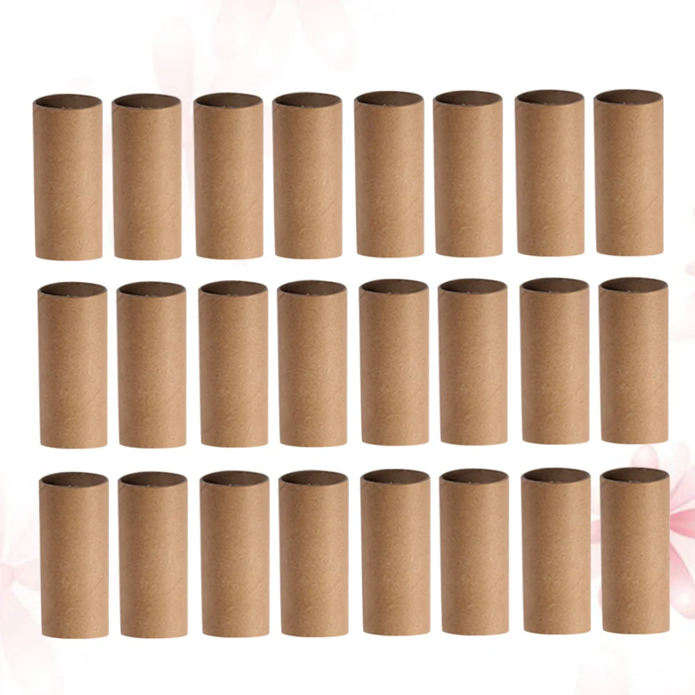 

30PCS Craft Rolls Creative Fun Cardboard Tubes for DIY Art and Craft Children Drawing (Wood Color)