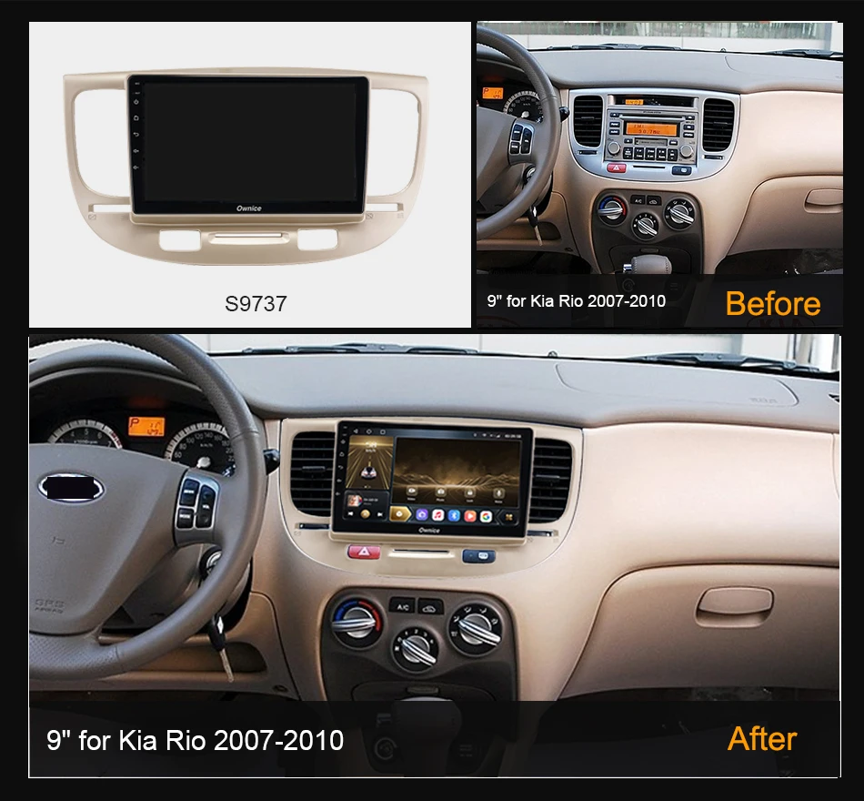Автомагнитола Ownice K7 2DIN Android 10 0 аудио стерео мультимедийный видеоплеер для Kia Rio