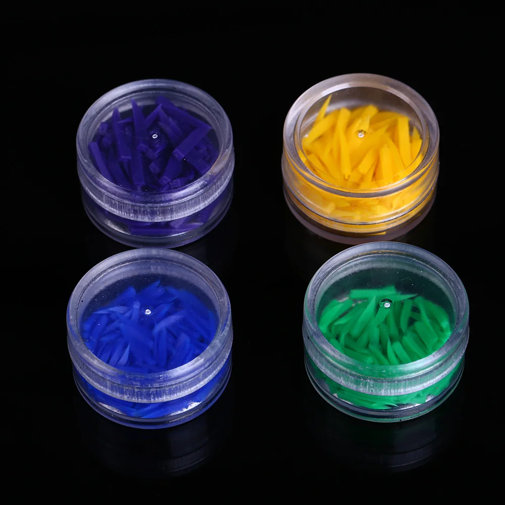 Одноразовые стоматологические клинья для зубов пластиковый материал 4 цвета