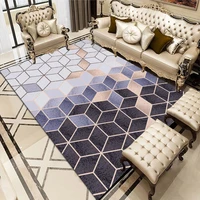 geometric anti slip carpet indoor printed decoration area rugs living room bedroom bedside bay window sofa floor decor mat