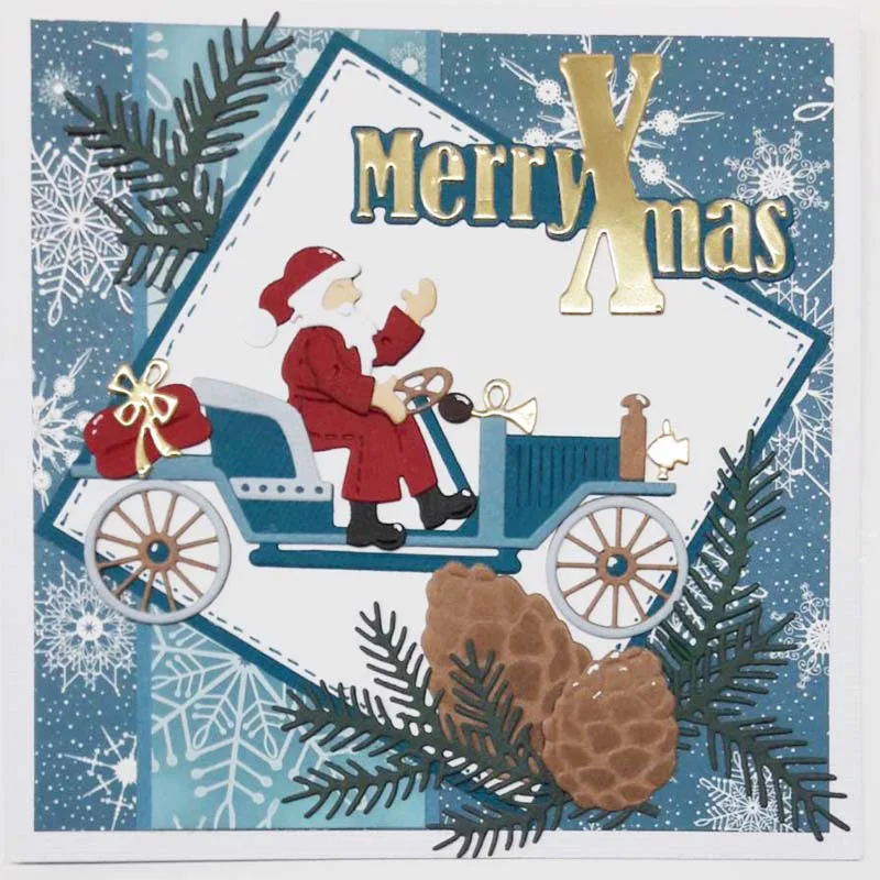 Рождественская Снежинка рамка штампы металлические режущие для изготовления