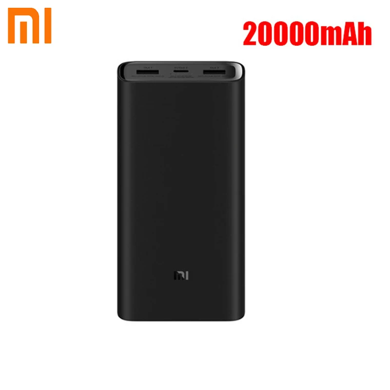 

Внешний аккумулятор Xiaomi, 2 USB порта, 20000 мАч