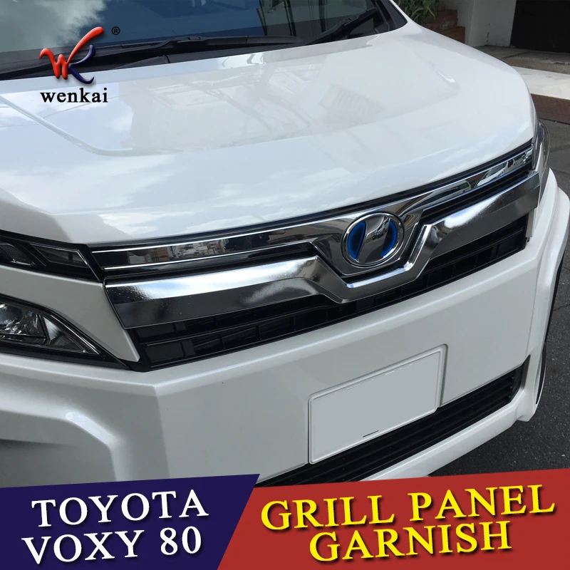 WENKAI 1 шт. ABS хром передняя отделка Нижняя крышка для стайлинга автомобиля Toyota Voxy R80