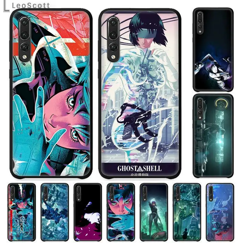 

Ghost in the Shell Manga Comics Phone Case For Huawei honor 10 i lite 8x P 20 30 40 lite pro smart 2019 nova 5t mate 20 pro