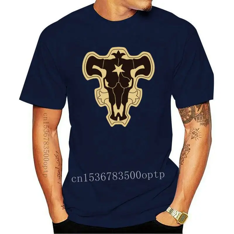 

New Black Clover T Shirt Black Bull Squad T-Shirt Short-Sleeve 100 Percent Cotton Tee Shirt Funny Tshirt