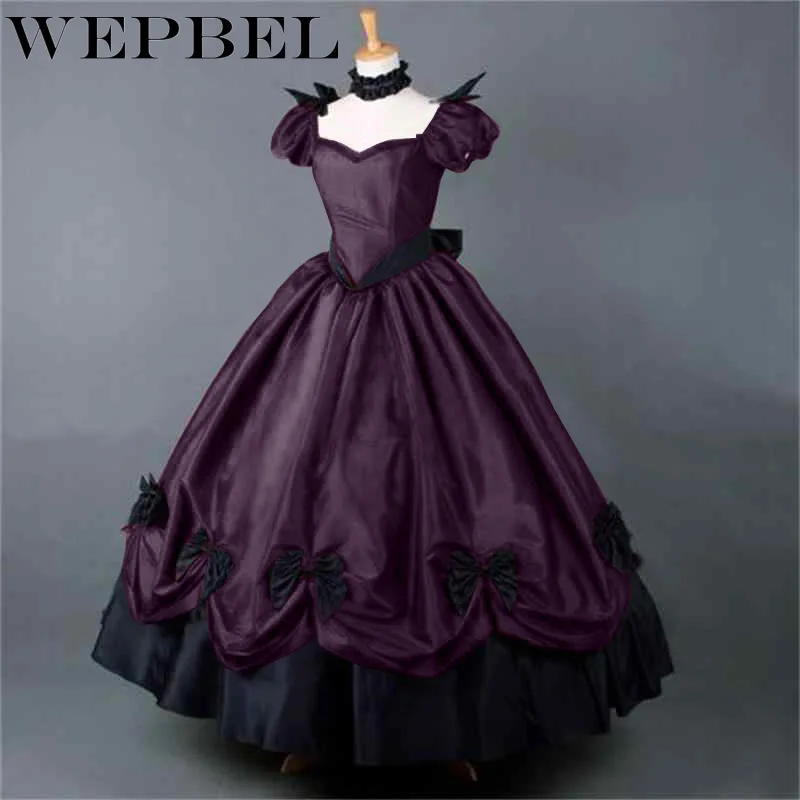 

Womens Masquerade Gothic Dress Renaissance Vintage Victorian Long Dress Steampunk Halloween Ball Gowns Dress Cosplay Costume