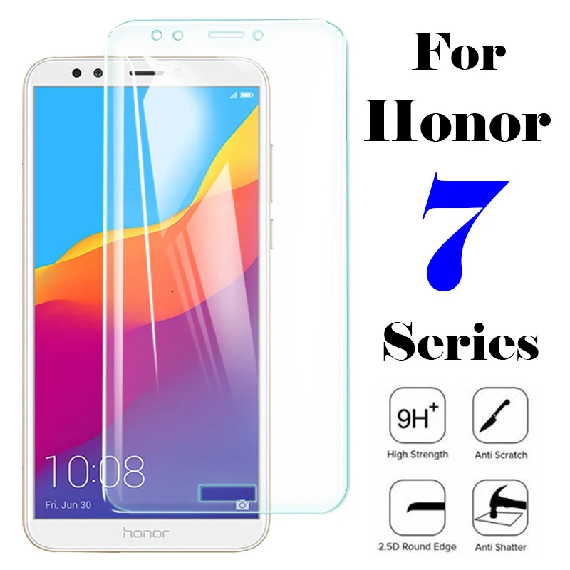 Защитное стекло для Huawei Honor 7 7a 7c 7i 7x pro пленка защиты экрана huavei honer tremp a7 c7 x7 lite