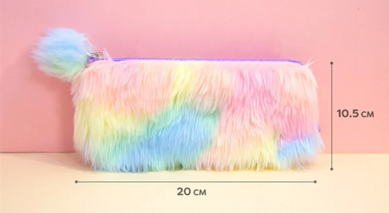 Плюшевый чехол для карандашей s, чехол для ручки, милый чехол для карандаша estuche escolar, кавайный чехол для карандаша, школьная сумка, astuccio penne estuches 05101