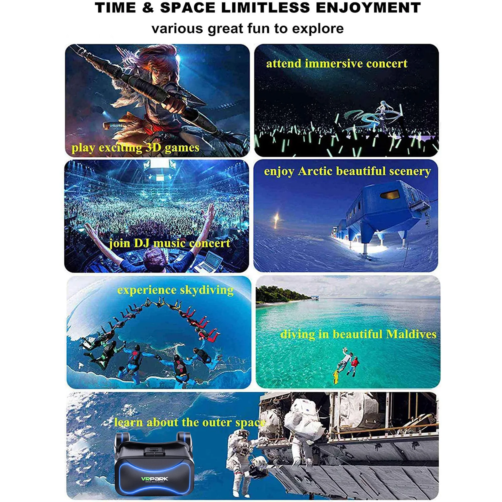 Очки виртуальной реальности 2021 высококачественное регулируемое устройство с