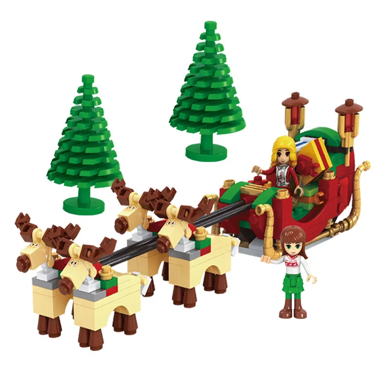 Строительные блоки Ausini с надписью Merry Christmas | Игрушки и хобби