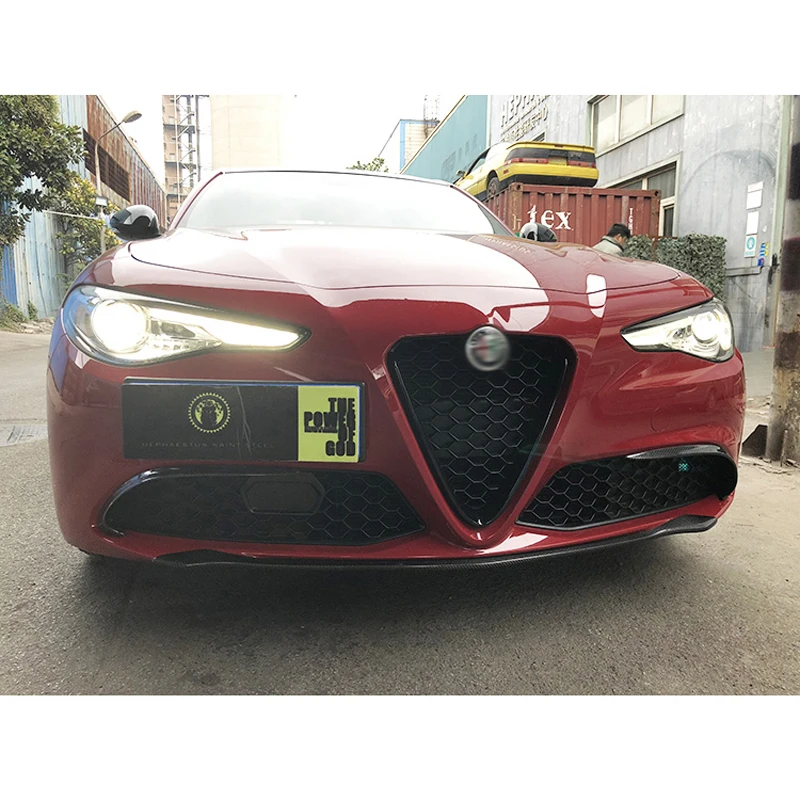 Автомобильный сетчатый ветровой нож из углеродного волокна декоративная полоса